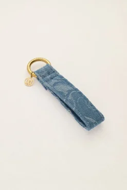 My Jewellery Porte-clés Avec Imprimé Roses Bleu Best