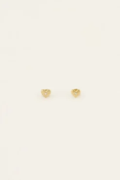 My Jewellery Puces D’oreille En Cœur Avec Strass Best