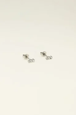 My Jewellery Puces D'oreilles Avec Cercles Argentés Universe Fashion