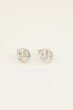 My Jewellery Puces D’oreilles Avec Initiale En Strass Best