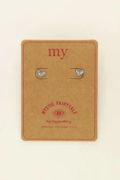 My Jewellery Puces D’oreilles Coeur & Pierres Mystic Discount
