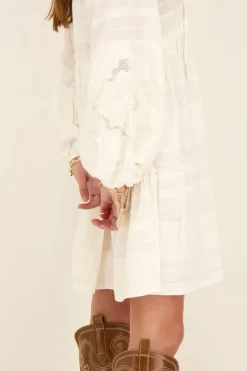 My Jewellery Robe Ample Blanche à Broderies Online