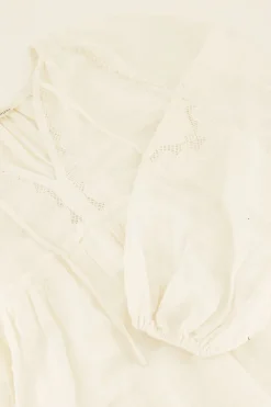 My Jewellery Robe Ample Blanche à Broderies Online