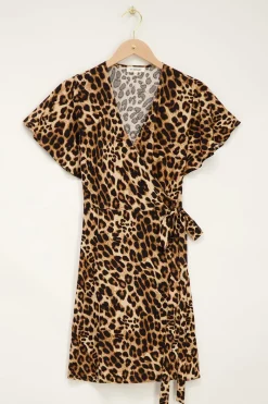 My Jewellery Robe Beige Portefeuille à Imprimé Bikini Marron/Noir/Beige Online