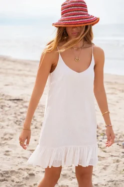 My Jewellery Robe Blanche à Fines Bretelles Best