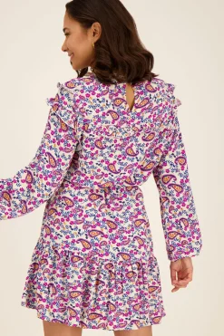 My Jewellery Robe Blanche Motif Cachemire Discount