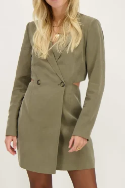 My Jewellery Robe Blazer e Dos Nu Vert Best