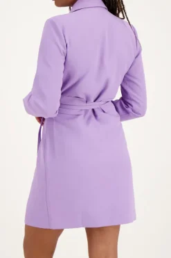 My Jewellery Robe Blazer te Avec Cordon Violet Online