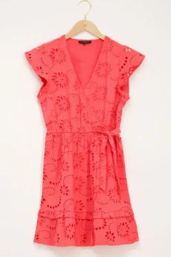 My Jewellery Robe Corail Avec Fleurs En Crochet Fashion