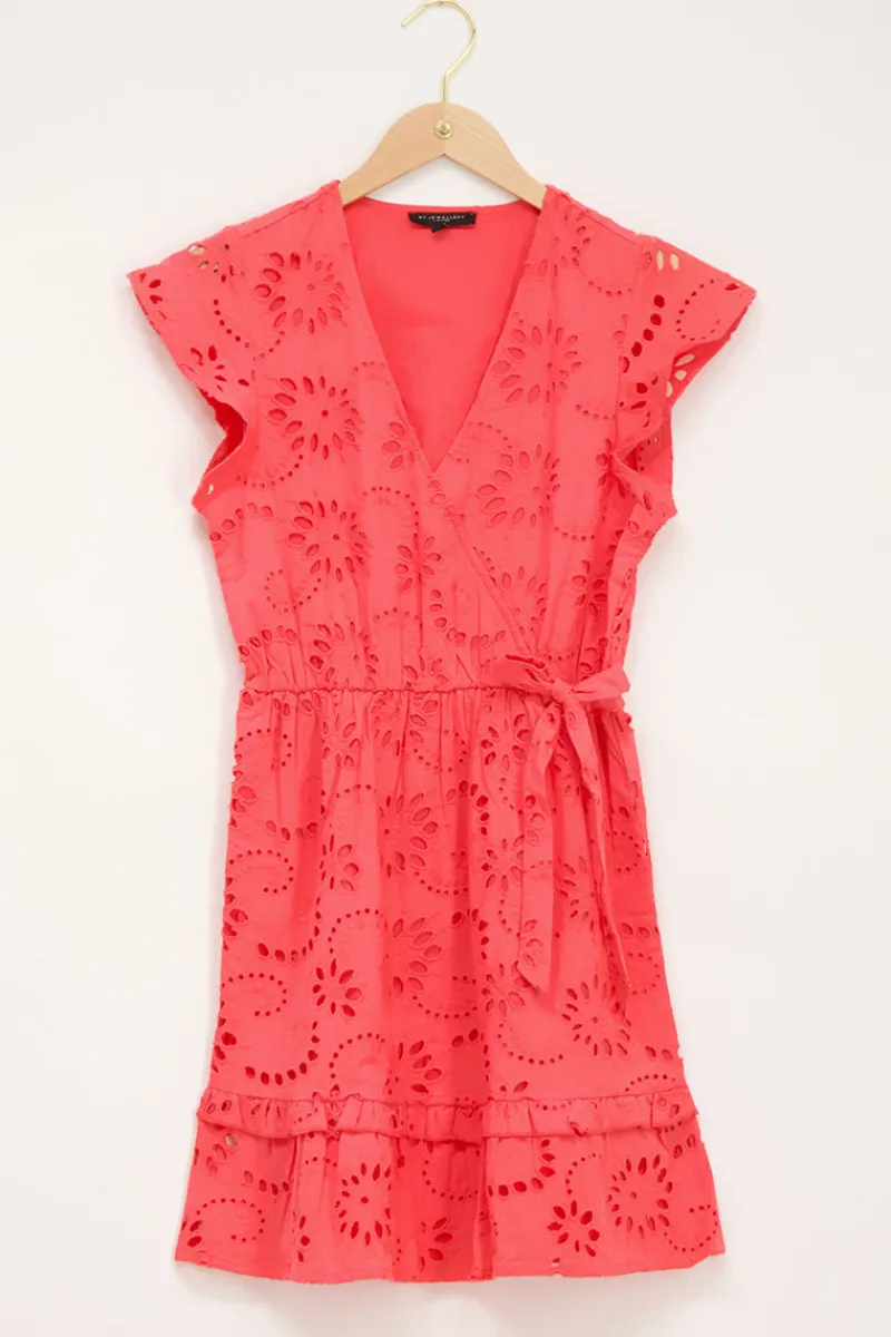 My Jewellery Robe Corail Avec Fleurs En Crochet Fashion