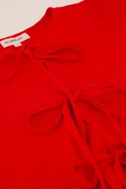 My Jewellery Robe Large Avec Nœuds Rouge Best
