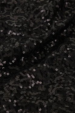 My Jewellery Robe Noire Avec Dentelle Et Paillettes Best