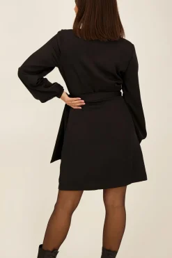 My Jewellery Robe Portefeuille Noire Avec Nœud Sale