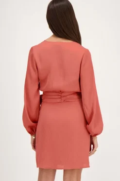 My Jewellery Robe Portefeuille Avec Ceinture Orange Clearance