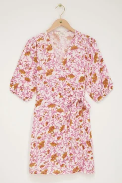 My Jewellery Robe Portefeuille Rose Hydrophile à Imprimé Floral Best