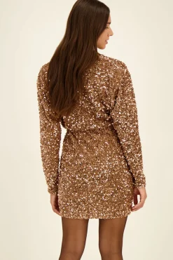 My Jewellery Robe Rosée à Paillettes Rose doré Best