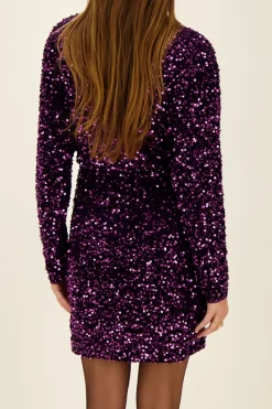 My Jewellery Robe te à Paillettes Violet Sale