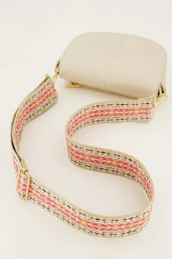My Jewellery Sac à Bandoulière Aztèque Rose clair Discount