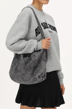 My Jewellery Sac à Bandoulière Gris En Denim New