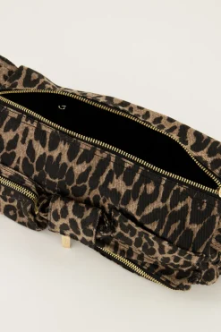 My Jewellery Sac à Bandoulière Imprimé Léopard Avec Compartiments Et Fermetures éclair Marron/Beige Clearance