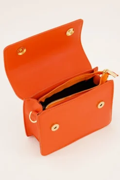 My Jewellery Sac à Bandoulière En Simili Cuir Orange Online