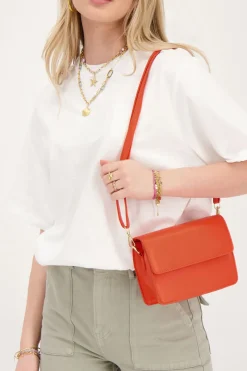 My Jewellery Sac à Bandoulière En Simili Cuir Orange Online