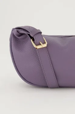 My Jewellery Sac à Bandoulière à Fermeture éclair Dorée Violet New