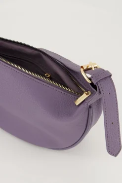 My Jewellery Sac à Bandoulière à Fermeture éclair Dorée Violet New