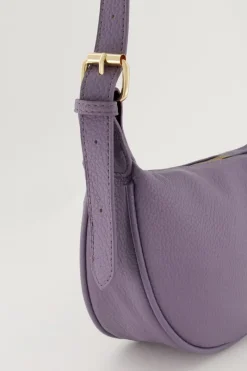My Jewellery Sac à Bandoulière à Fermeture éclair Dorée Violet New