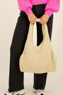 My Jewellery Sac Cabas En Teddy Beige Clearance