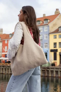My Jewellery Sac Cabas En Teddy Beige Clearance