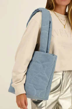 My Jewellery Sac Cabas Matelassé Denim New