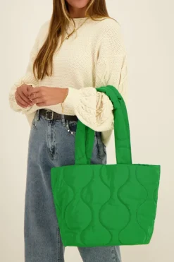 My Jewellery Sac Cabas Matelassé Vert Best