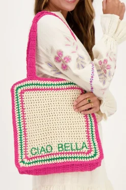 My Jewellery Sac En Crochet Ciao Bella Rose Fashion