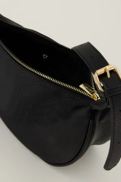 My Jewellery Sac Avec Fermeture éclair Dorée Noir Outlet
