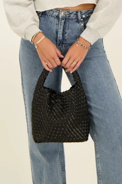 My Jewellery Sac Tressé Noir Fashion