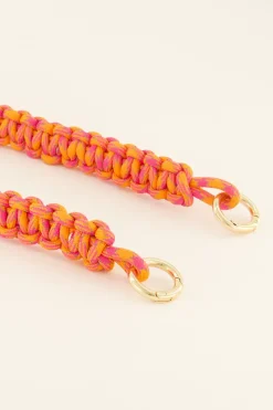 My Jewellery Sangle Bandoulière Orange Et Rose New