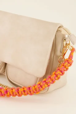 My Jewellery Sangle Bandoulière Orange Et Rose New