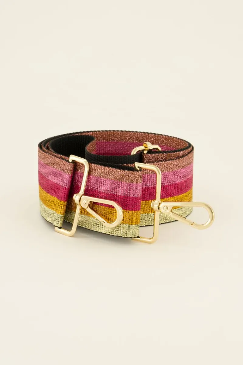 My Jewellery Sangle Multicolore Rayée Avec Lurex Outlet
