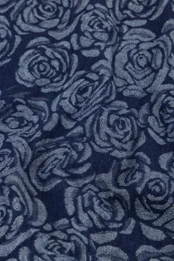 My Jewellery Short En Jean Bleu Avec Des Roses Discount