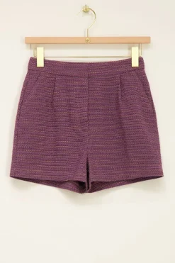My Jewellery Short En Tweed Lurex Violet Best