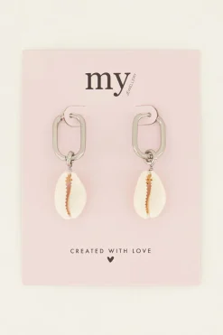 My Jewellery Sunchasers Boucles D’oreilles Ovales à Coquillage New