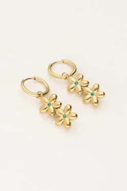 My Jewellery Sunrocks Boucles D'oreilles Avec Doubles Fleurs Best