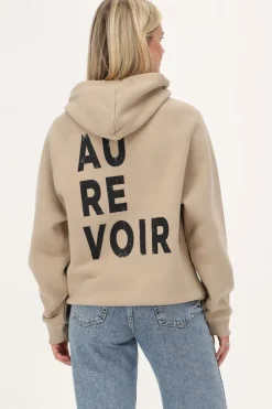 My Jewellery Sweat à Capuche ''Au Revoir'' Beige Best