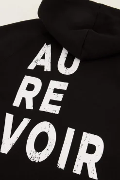 My Jewellery Sweat à Capuche Noir « Au Revoir » Blanc/Noir Discount