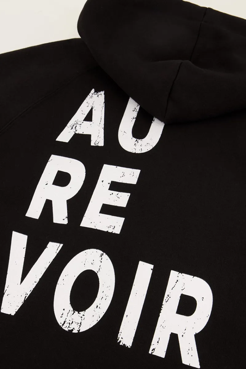 My Jewellery Sweat à Capuche Noir « Au Revoir » Blanc/Noir Discount