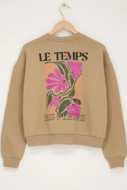 My Jewellery Sweat Beige ''Le Temps'' Multicolore Discount