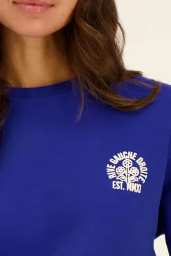 My Jewellery Sweat Bleu « Rive Gauche Droite » Discount