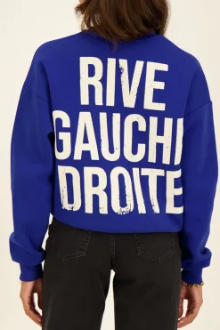 My Jewellery Sweat Bleu « Rive Gauche Droite » Discount