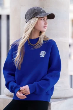 My Jewellery Sweat Bleu « Rive Gauche Droite » Discount
